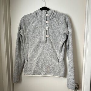 The North face women grey women pullover size S